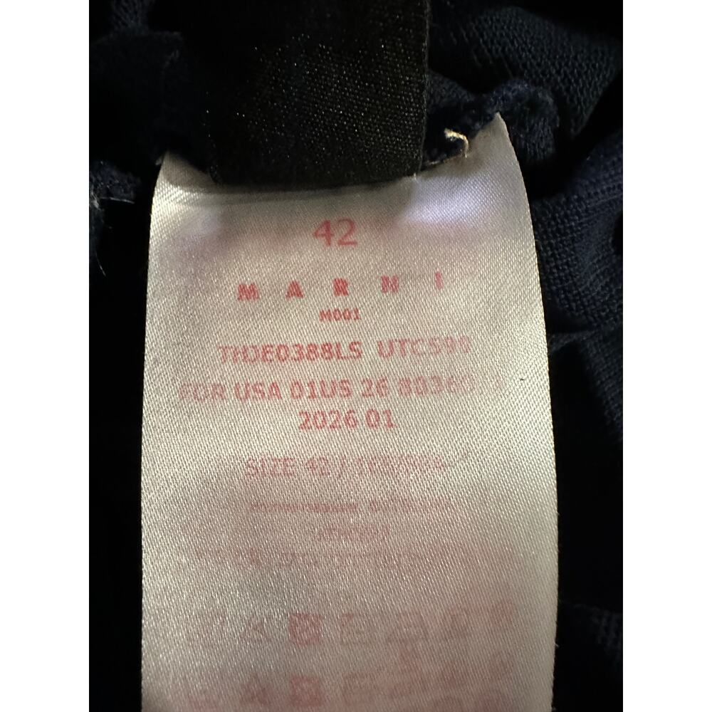 La Double J Olive Sweatshirt Midi Dress XL Silk Skirt Oversized Designer $900 - Picture 12 of 13